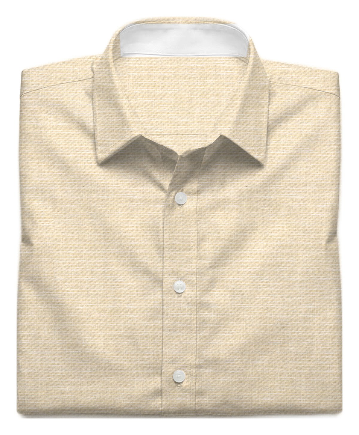 Camisa doblada confeccionada con la tela Lino 6123 Beige