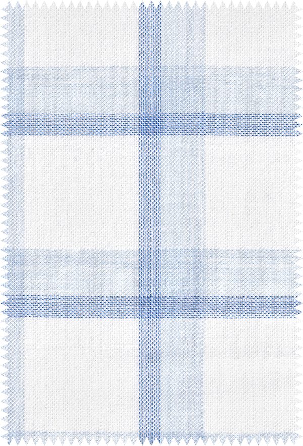 Muestra de la tela Cuadro ventana 7029 Azul