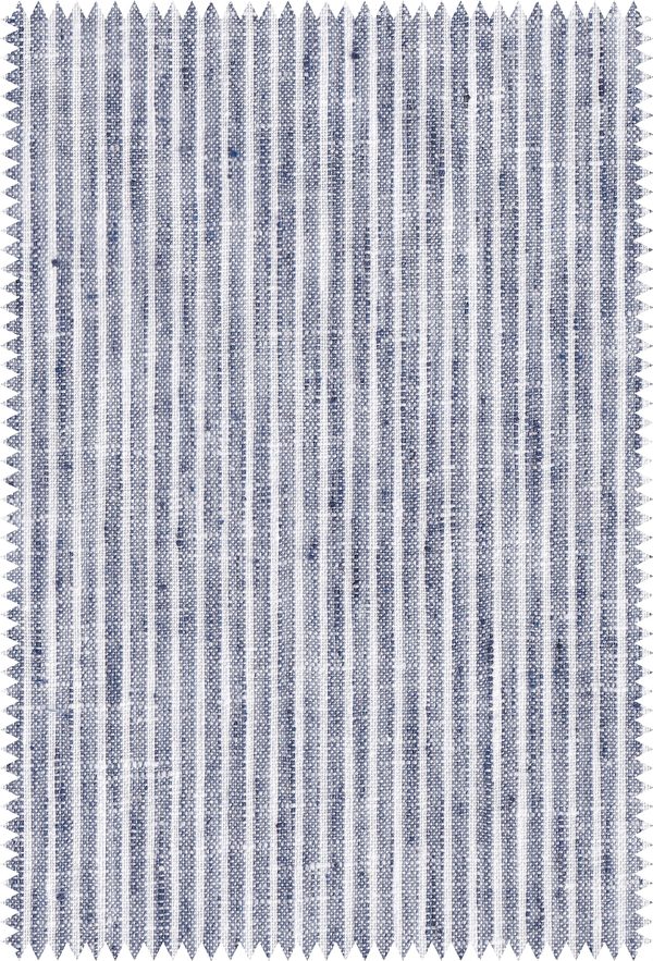 Muestra de la tela Raya fina DTX-222998 Azul marino